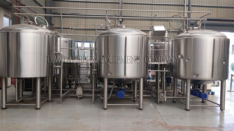 <b>Another set Korea 2500L four vessels brewhouse are ready</b>